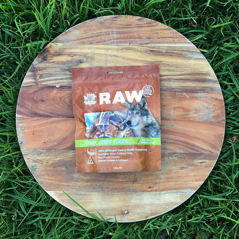 All natural, Australian made shark pet treats and supplements for dogs