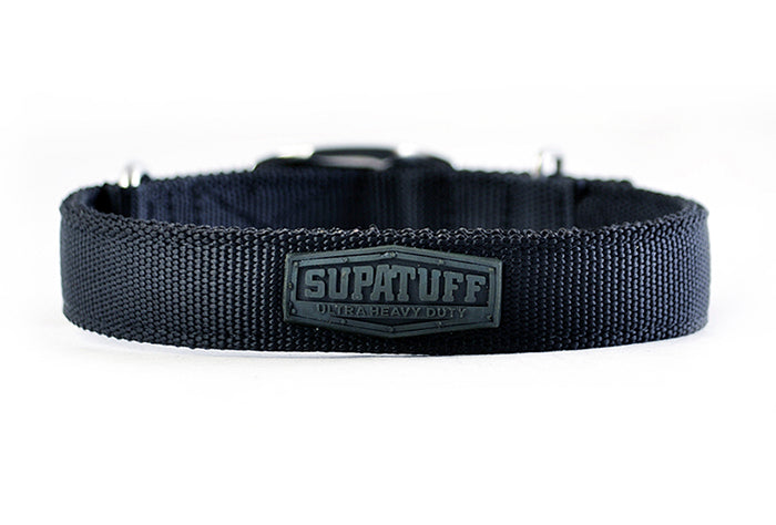 Front view of strong  all purpose dog collar for small and medium dogs. Australian owned and designed.