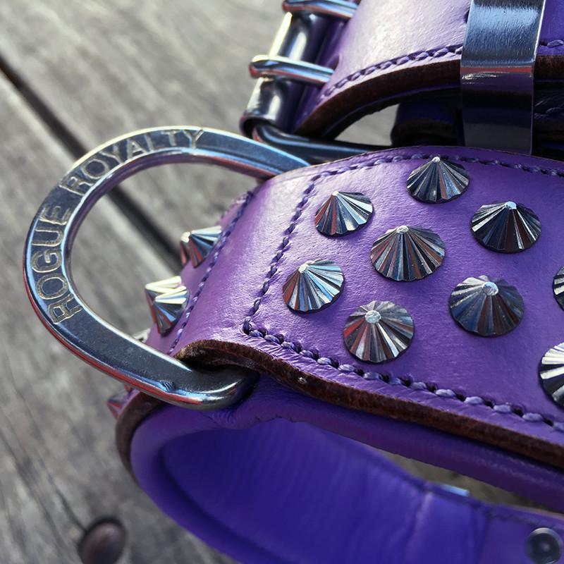 Quality Dog Collar in Imperial Purple from Rogue Royalty