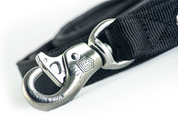 Strong dog leash with stainless steel clasp